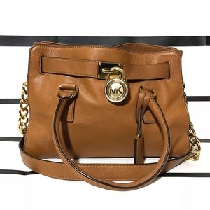 Michael Kors Hamilton Tan Gold
